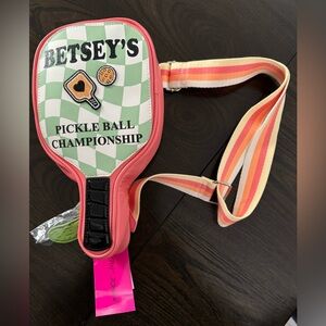 NWT Betsey Johnson Pickleball Bag